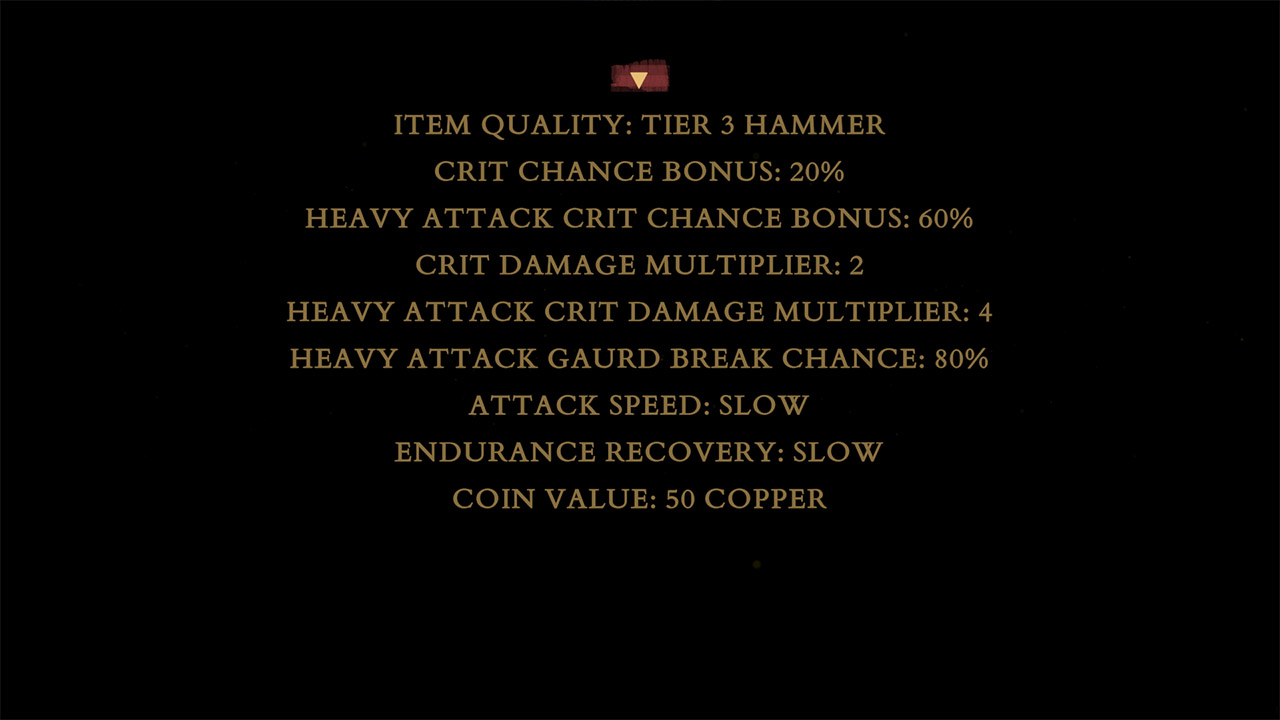 stats weapon