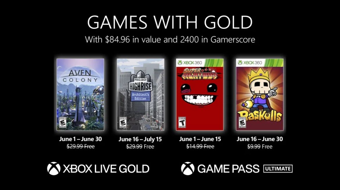 Games with Gold June 2022
