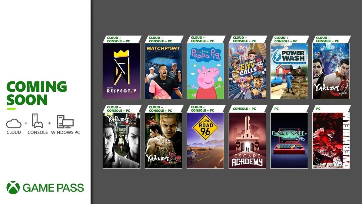 Xbox Game Pass July 2022 1st Wave
