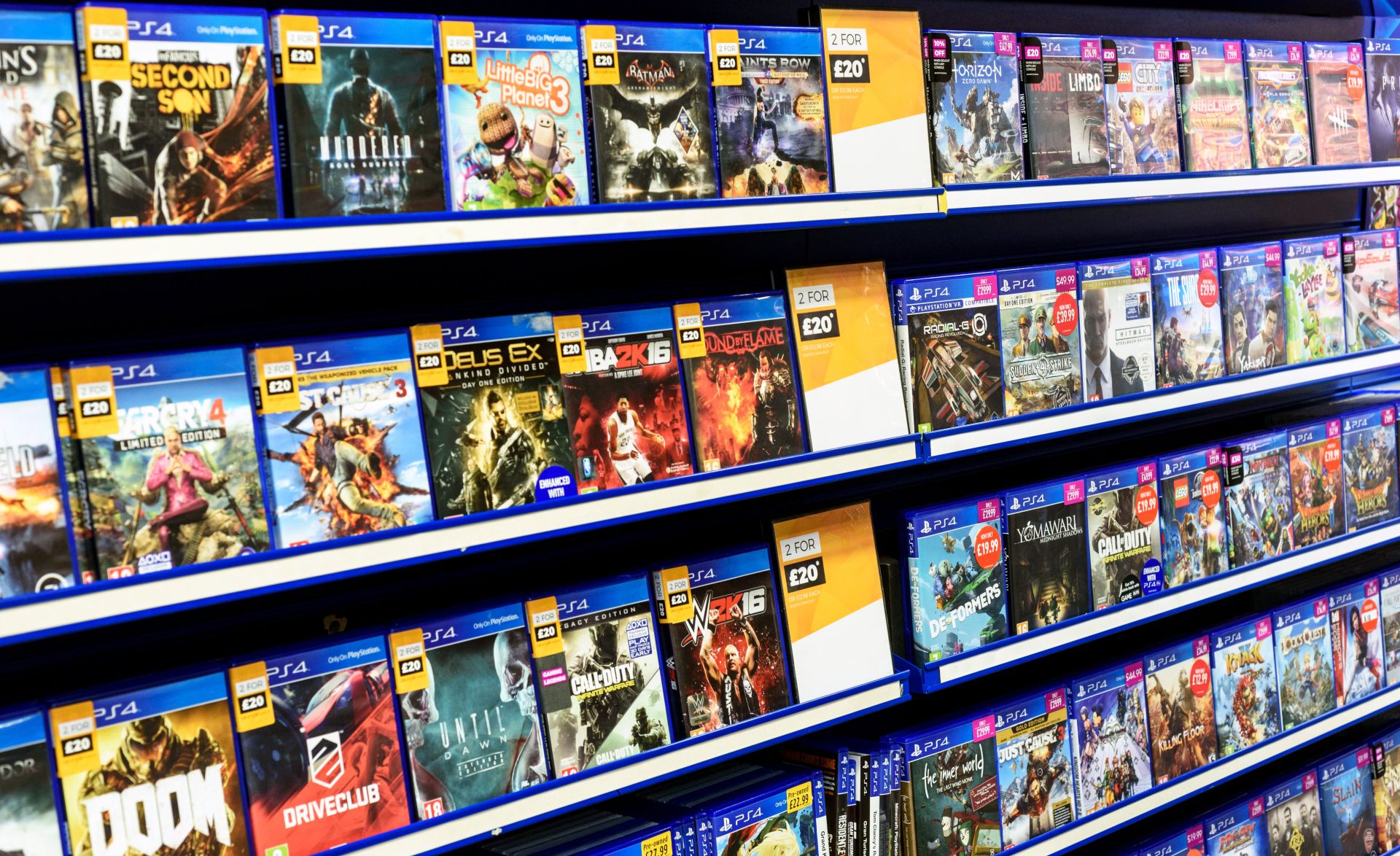 Gaming Sales - Πωλήσεις βιντεοπαιχνιδιών