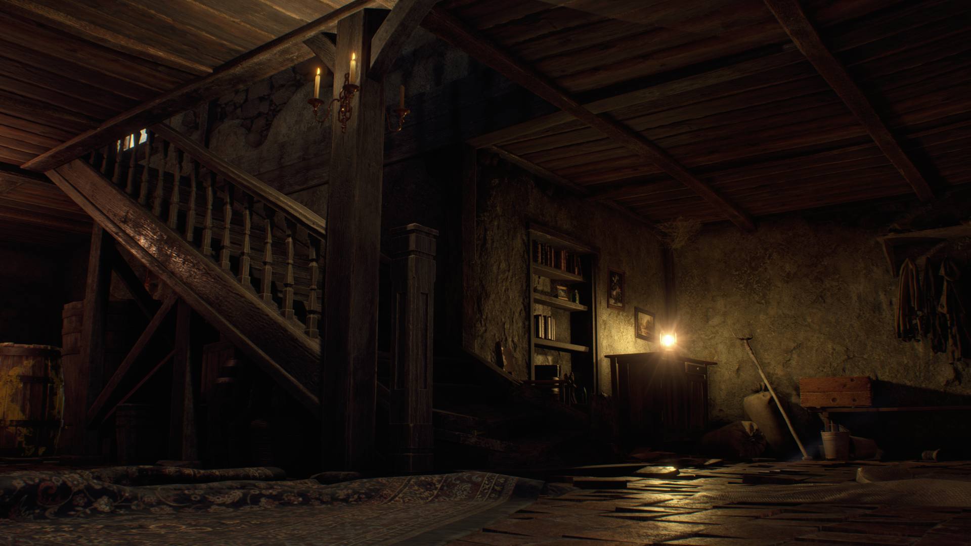 Resident Evil 4 remake interior