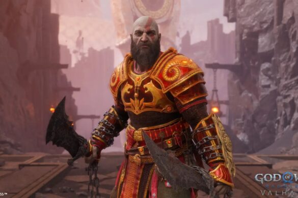 kratos with swords